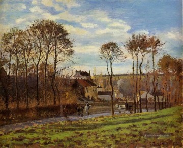 Camille Pissarro Werke - pontoise les Mathurins 1873 Camille Pissarro